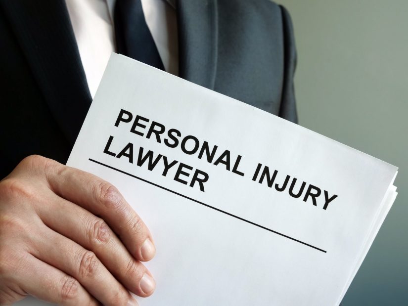 Person Holding Personal Injury Document